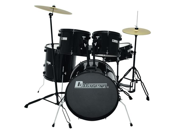 DIMAVERY DS-200 Drum-Set. black
